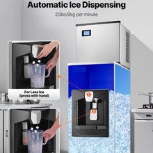 120W Power Ice Dispense Storage Bin for Ice Maker AB-130BLS