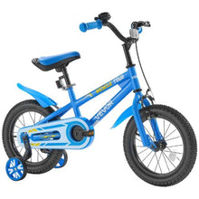 Kids 14" BMX Style Bike with Training Wheels – Easy-Assemble Bicycle for Boys & Girls (Rider Height 2.95–3.77 ft)