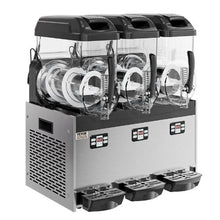 3 x 12 L Commercial Slushy Machine 144 Cups Stainless Steel Margarita Smoothie Drink Maker for Home Party Restaurants