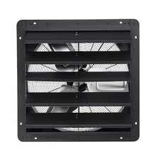 24-Inch Shutter Exhaust Fan 2900 CFM EC Motor with Smart Temperature Control & Timer for Garage Shed & Greenhouse