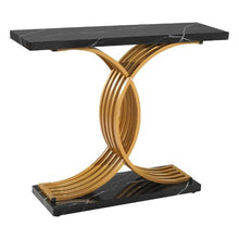 39 In Modern Gold Console Table for home