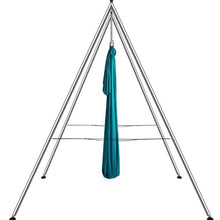 9.67 FT Height Aerial Yoga Frame & Hammock 551 LBS Capacity Indoor/Outdoor (Green)