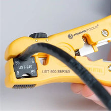 Network and Phone Cables With Stop Universal Stripper For Coax UST-540 (Pack of 2)