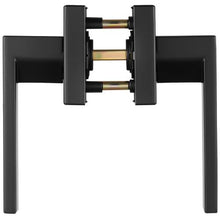 Passage Door Handle Matte Black Door Lever for Hallways Closets Meeting Spaces