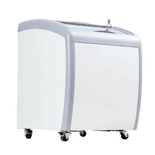 5.4 cu.ft Commercial Ice Cream Display Case Mobile Glass Top Deep Freezer RI-160A