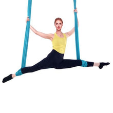 Aerial Yoga Hammock Swing 5.5 Yards 100 GSM Nylon Fabric Kit with Rigging Hardware