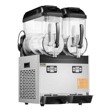 2 x 12 L Commercial Slushy Machine 96 Cups Stainless Steel Drink Maker for Home Party Restaurants