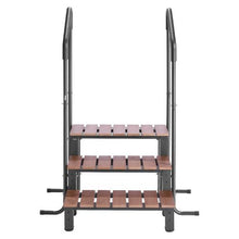 3-Step Hot Tub Steps with Handrail 25.2 In Wide Spa Stairs 550 lb Capacity