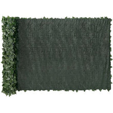 59 x 158 Inch Dark Green Ivy Fence Screen with Mesh Backing – Outdoor Artificial Green Wall Dark Green Backcloth