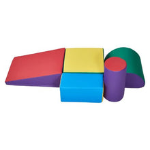 Climbing Toys, 5-Piece Foam Set for Toddlers, PU Leather Indoor Playset for Crawling & Sliding for Kids