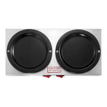 Commercial Coffee Decanter Warmer 80W x 2 Dual Plates Fits 1.8L Glass Decanter – For Coffee Shop Office & Home