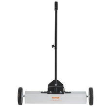 24 Inch Rolling Magnetic Sweeper with Wheels for Workshop Garage Yard