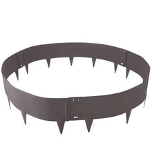 4 Inch x 16.25' Ft Steel Garden Edging Borders Hammer-in Edging Border Bendable Metal Landscape Edging for Yard (Pack of 5)