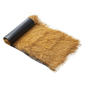 19-20 X 236.4 Inch  Mexican Style Tiki Hut Bar Grass Skirt Roof and Artificial Thatch Roofing D1-50600