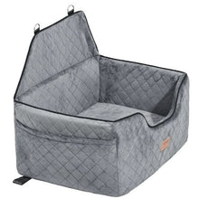 55 lbs Dog Booster Car Seat Pet Car Seat Small Dog up to Gray for Car JBS-PCS-001-GRAY