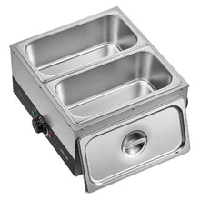 Chocolate Melting Machine 2-Tank 17.6 Lbs 1200W Chocolate Melter Water Bath Heating 86–185°F