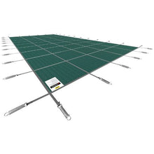16x32 ft Inground Pool Safety Cover Mesh Winter Cover (Green)