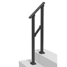 Black Outdoor for Seniors Porch Deck Handrails for Style 1
