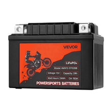 12V 2Ah LiFePO4 Motorcycle Battery Pre-Charged Maintenance-Free High Performance for ATV Motorcycle Jet Skis, Scooter UTV