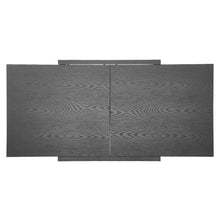 32–63 Inch Rectangular Patio Dining Table for 4-6 – Aluminum Frame with Metal Steel Slat All-Weather Furniture for Lawn Garden and Porch (Dark Gray)