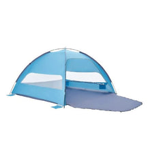 6-Person Beach Tent Sun Shelter – UPF 50+ Portable Canopy with Carry Bag & Sand Pockets for Camping Fishing & Outdoor Use