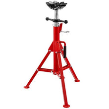 2 Ton V Head Pipe Stand Adjustable Height Pipe Jack Stands Folding for Pipe 1107A