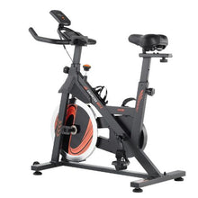 Adjustable Exercise Bike – Stationary Indoor Cycling Bike with Silent Belt Drive LCD Monitor Comfortable Seat Heavy Flywheel