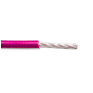 22 AWG 7 Stranded Unshielded M16878/17--BFB-0P Tinned Copper PVC Nylon Jacket 105C 600V Lead Wire Pink