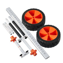 Heavy Duty Kayak & Canoe Cart – 230 lbs Capacity 10" Solid PU Tires Kickstand Quick Assemble/Disassemble