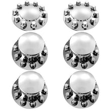 4R Rear Axle Wheel Covers or Semi Truck, ABS Electroplate Rust-Resistant Lug Nut Covers RL-LG005