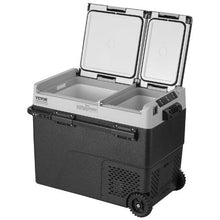 12V 58L Car Refrigerator – Dual Zone Freezer -4℉ to 68℉ Adjustable for Home Outdoor Camping RV & Car Use