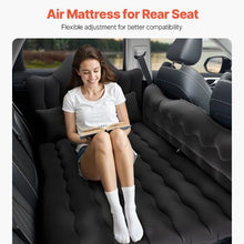 73.2x44.5x4.7 Inch Inflatable Car Air Mattress with Built-in Pump Black