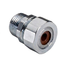 1" Brown Strain Relief Steel Flexible Cord Connector 100B650 (Pack of 20)