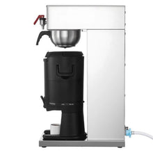 Commercial Drip Coffee Maker 16-17 Cups 2.5L Carafe 4-Hour Keep Warm Stainless Steel Auto Fill for Restaurant & Office