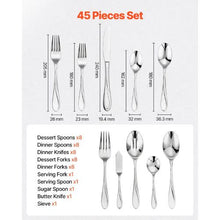 Silverware Set for Kitchen 3316-45P( 45-Piece )