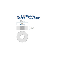 12V 55Ah M6/U Terminal SLA Rechargeable Battery PS-12550 (Pack of 2)