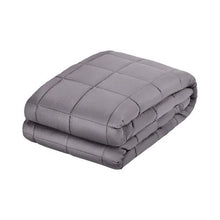 Weighted Blanket 25 LBS 80 x 87" King Size Cotton Blanket with Glass Beads (Grey)