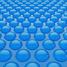 36 x 16 ft Solar Pool Cover 12 mil Bubble Solar Blanket for Inground & Above Ground Pools (Blue)