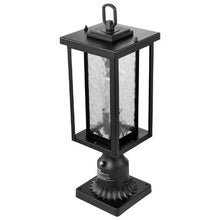 2 Pack Dusk to Dawn Outdoor Post Light Waterproof Lamp Post Fixtures for Garden Pathway