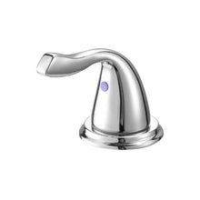 Roman Tub Faucet 3-Hole Waterfall Bathtub Faucet Set with 2 Handles Gooseneck Spout Deck-Mount (Silver)