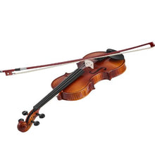 4/4 Full Size Violin Set for Adults Solid Wood Beginner Fiddle with Case & Accessories
