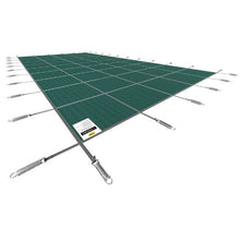16x30 ft Inground Pool Safety Cover Mesh Winter Cover (Green)