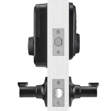Keyless Entry Door Lock with Handle, Electronic Keypad, Matte Black DS50+L