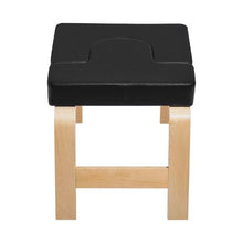 Yoga Headstand Bench – 300lbs Capacity Inversion Chair with Wood Frame & PU Pad for Balance Training Fatigue Relief (Black)