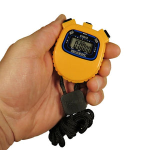 Certified Water Resistant Stopwatch Yellow 810012C