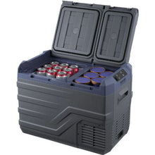 Portable 37 Qt Refrigerator – Dual Zone App Control (-4℉~68℉) 12V/24V DC & 110-240V AC for Camping Travel Fishing & Home Use