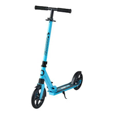 2-Wheel Kick Scooter for Kids 8+ Teens & Adults – Adjustable Handlebar Foldable Blue & Black Up to 220 lbs