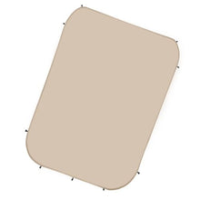 Sun Shade Sail Canopy Covers 5.51 x 4.23 ft 300D Oxford Fabric (Pack of 3) Beige