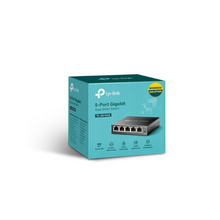 TP-Link 5-Port Plug & Play Gigabit Easy Smart Switch Desktop/Wall-Mount TPL-TL-SG105E