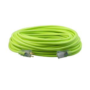 100 ft. 12/3 SJTW Outdoor Extension Cord w/ Light End Cool Green 2579SW000X (Pack of 4)